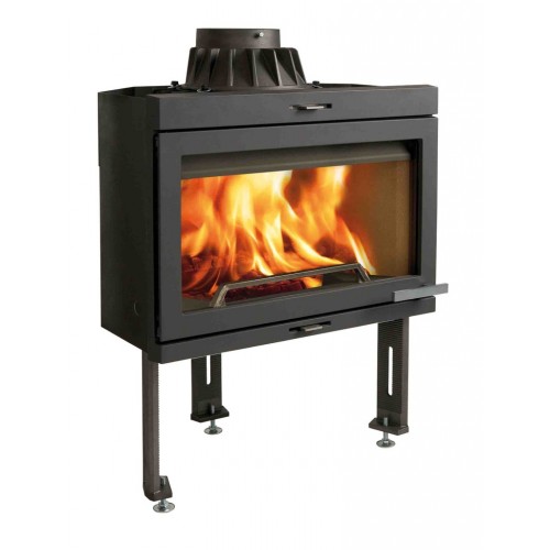 Jotul I 400 FL krbová vložka rovné sklo, černý lak 30043683