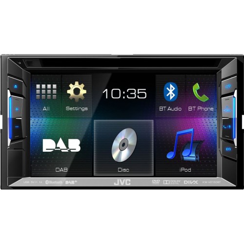 JVC KW-V215DBT 2DIN BT multimediální autorádio s DVD 35047856 JVC KW-V215DBT 2DIN BT multimediální autorádio s DVD 35047856