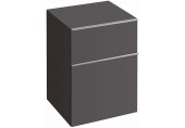 KERAMAG Icon boč.skř.níz.45x60 lávově černá matná 841046000