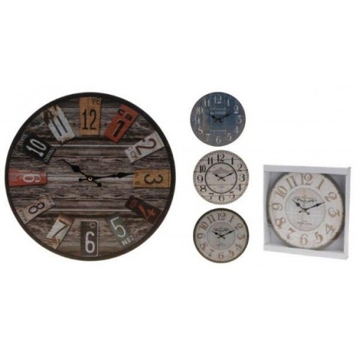 KAISERHOFF Hodiny nástěnné dřevěné 33,8 cm KO-971455 KAISERHOFF Hodiny nástěnné dřevěné 33,8 cm KO-971455