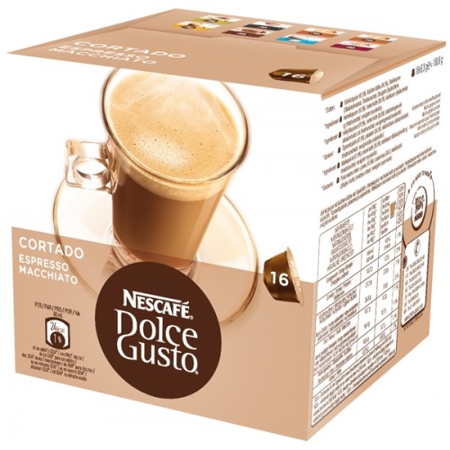Kapsle Nescafé CORTADO 16 ks k Dolce Gusto Kapsle Nescafé CORTADO 16 ks k Dolce Gusto
