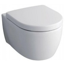 KERAMAG Icon závesné WC bez splachovacího kruhu, 6L, bílá + KeraTect 204060600