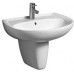 KERAMAG Renova Nr. 1 umyvadlo s přepadem s otvorem 65 x 51 cm 223065000