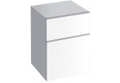 KERAMAG Icon postranní skříňka, závěsná 45 x 60 x 47,7 cm bílá lesklá 840045000