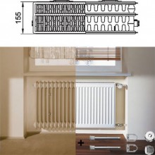 Kermi Therm X2 Profil-kompakt deskový radiátor pro rekonstrukce 33 954 / 3000 FK033D930