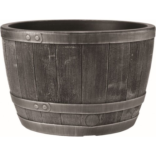 STEWART BLENHEIM HALF BARREL 81L Květináč, 61 x 42 cm, cín 17207569