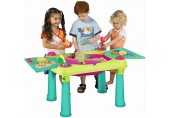 KETER CREATIVE FUN TABLE stoleček na hraní, zelená/fialová 17184058