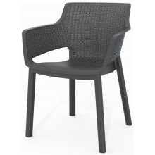 KETER EVA zahradní židle, 57,7 x 62,5 x 79 cm, grafit 17210109