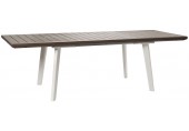 KETER HARMONY Rozkládací stůl, 162 x 100 x 74 cm, bílá/cappuccino 17202278