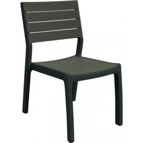 KETER HARMONY zahradní židle, 49 x 58 x 86 cm, antracit/hnědo-šedá 17201232