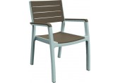 KETER HARMONY Zahradní židle, 59 x 60 x 86 cm, bílá/cappuccino 17201284
