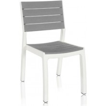 KETER HARMONY zahradní židle, 49 x 58 x 86 cm, bílá/šedá 17201232