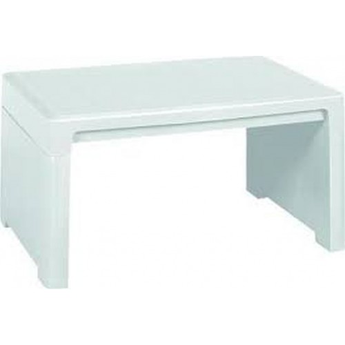 KETER LAGO LOUNGE odkládací stůl, 60 x 40 x 30 cm, bílá 17186171