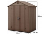 KETER DARWIN 6 x 4 zahradní domek, 190 x 121 x 221 cm, hnědý 17210351