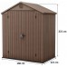 KETER DARWIN 6 x 4 zahradní domek, 190 x 121 x 221 cm, hnědý 17210351