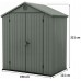 KETER DARWIN 6 x 4 zahradní domek, 190 x 121 x 221 cm, zelený 17210351