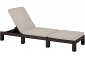 KETER DAYTONA DELUXE lehátko, 195 x 65 x 25,5 cm, hnědá 17211632