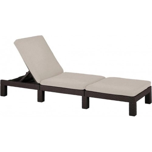 KETER DAYTONA DELUXE lehátko, 195 x 65 x 25,5 cm, hnědá 17211632 KETER DAYTONA DELUXE lehátko, 195 x 65 x 25,5 cm, hnědá 17211632