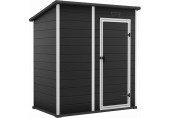 KETER ESSENTIAL 6 x 4 zahradní domek, 184 x 112 x 195 cm, tmavě šedý 17214016