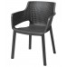 KETER EVA Zahradní židle, 57,7 x 62,5 x 79 cm, grafit 17210109