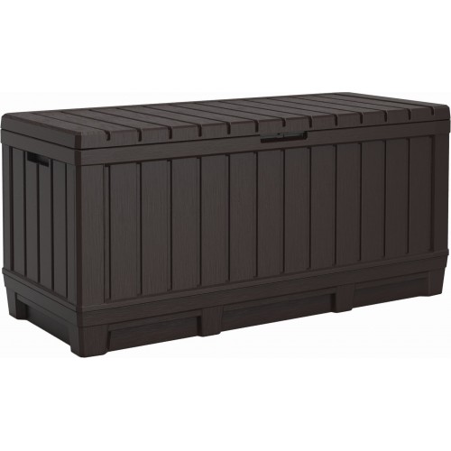 KETER KENTWOOD 350L Zahradní úložný box 128 x 53,6 x 59 cm, hnědý 17210604