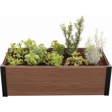 KETER MAPLE TROUGH Vyvýšený záhon, 106 x 50 x 32 cm, hnědý 17209666