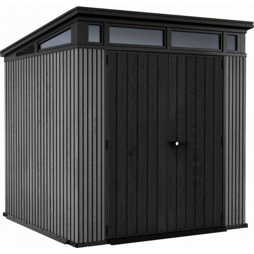 KETER PENT SIGNATURE VERTICAL 7 x 7 zahradní domek, 216 x 218 x 226 cm, šedý 17213211