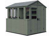 KETER POTTING SHED Zahradní domek 2v1, s podlahou, 190 x 244 x 221 cm, zelený 17213856