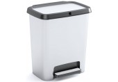 KIS COMPATTA 25L Odpadkový koš 38 x 28 x 43 cm steel