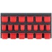 Kistenberg ORDERLINE Závěsný panel s 20 boxy na nářadí, 80x16,5x40cm KOR6