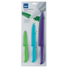 KELA Nůž s nepřilnavou čepelí - sada 3 ks COLORATO KL-15983