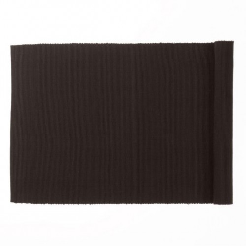 KELA Prostírání 130 x 40 cm PUR- tm. hnědá KL-77808