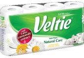 KLEENEX Welcomes Veltie Toaletní papír 8 rolí, 3-vrstvý, heřmánek 148551