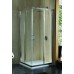 KOLO Geo-6 čtvercový sprchový kout 90 cm, posuvné dveře čiré/stříbrná GKDK90222003B