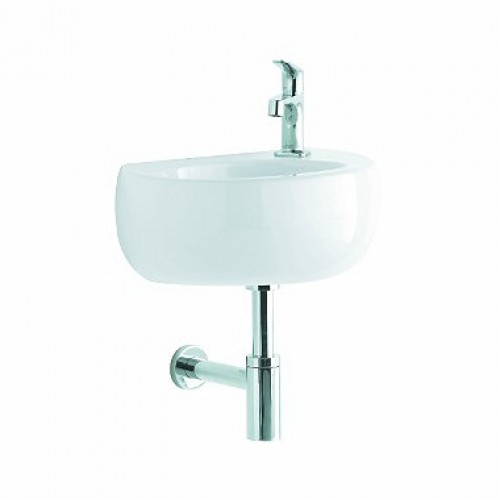 KOLO Ovum by Antonio Citterio umyvadlo 48 cm, s otvorem pro baterii, s přepadem L42148