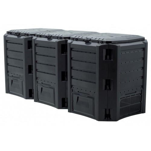 Prosperplast MODULE COMPOGREEN Kompostér 1200l, černý IKSM1200C Prosperplast MODULE COMPOGREEN Kompostér 1200l, černý IKSM1200C