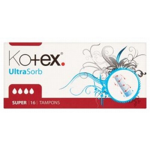 KOTEX Tampony Ultra Sorb Super (16 ks) 150404
