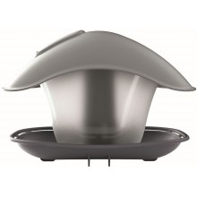 Prosperplast BIRDYFEED SQUARE Krmítko pro ptáky 24,8cm, antracit IBFS