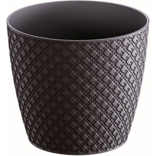 Prosperplast ORIENT Květináč 25,8 cm, antracit DOR260 Prosperplast ORIENT Květináč 25,8 cm, antracit DOR260