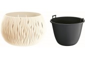 Prosperplast SANDY Bowl květináč 48cm, 21l, krémová DSK480