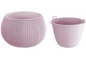 Prosperplast SPLOFY Bowl květináč 48cm, 21l, světle fialový DKSP480