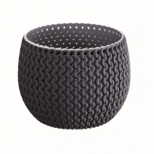 PROSPERPLAST SPLOFY BOWL Basic květináč 18 cm, antracit DKSP180N