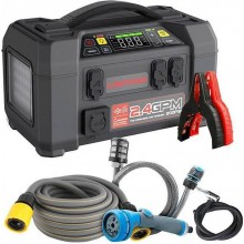LOKITHOR Startovací zdroj s kompresorem a čerpadlem (12V/2500A/74Wh) AW401