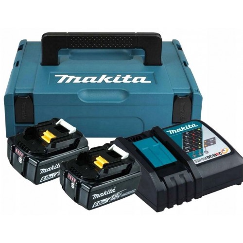 MAKITA 198116-4 Sada Li-ion LXT 18V 2xBL1860B + DC18RC nabíječka + kufr