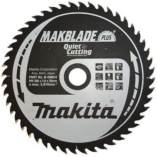 MAKITA B-08676 Pilový kotouč na dřevo 216x30 60 Z