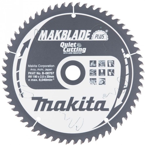 MAKITA B-08757 pilový kotouč 190x20mm 60Z