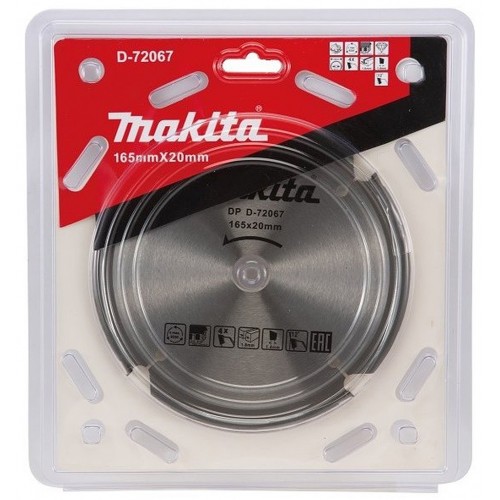 MAKITA D-72067 PCD Pilový kotouč na vláknocementové desky 165x20mm 4T MAKITA D-72067 PCD Pilový kotouč na vláknocementové desky 165x20mm 4T