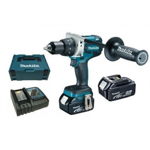 MAKITA DDF481RTJ Aku bezuhlíkový šroubovák Li-ion 18V 5,0 Ah MAKPAC 2 MAKITA DDF481RTJ Aku bezuhlíkový šroubovák Li-ion 18V 5,0 Ah MAKPAC 2
