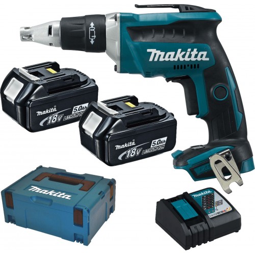 MAKITA DFS452RTJ Aku šroubovák Li-ion LXT (2x 5,0Ah/18V), Makpac MAKITA DFS452RTJ Aku šroubovák Li-ion LXT (2x 5,0Ah/18V), Makpac