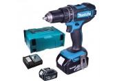 MAKITA DHP482RTJ Aku příklepový šroubovák Li-ion (2x5,0Ah/18V) Makpac 2